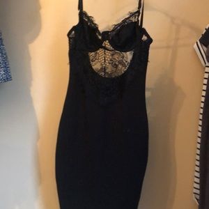 black body con dress